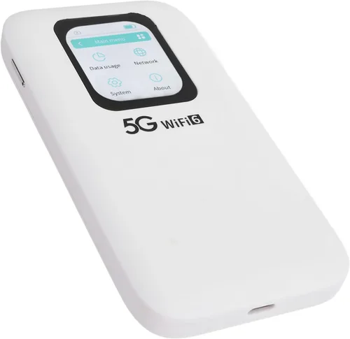 Vista 3 de Keenso Enrutador WiFi portátil 5G conexión de alta velocidad para viajes Nano SIM ranura para tarjeta módem portátil para viajes