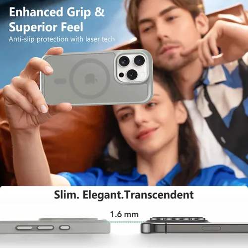 Vista 689 de MOCCA - Funda magnética resistente para iPhone XR de 6.1 pulgadas, compatible con MagSafe, funda con protección contra caídas de grado militar