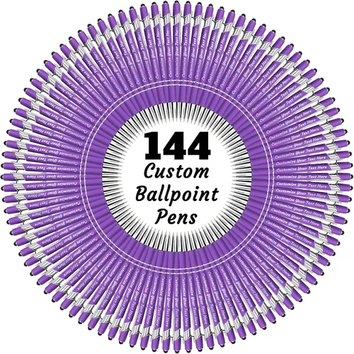 Vista 12 de 12 bolígrafos personalizados a granel, bolígrafos personalizados con grabado personalizado con nombre o texto, regalo ideal de aniversario