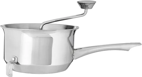 Vista 2 de Norpro Molino de alimentos de acero inoxidable, plata