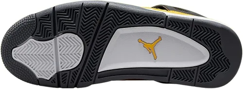 Vista 6 de Tenis de baloncesto para hombre Jordan 4 Retro Lighting Yellow, amarillo relámpago