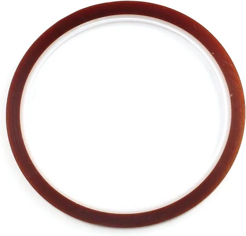 Vista 3 de E-outstanding 3 unids 1/8 "Tawny Polyimide Single Silicone Adhesive Tape 3mmx33m Cinta resistente a altas temperaturas para enmascarar, soldar