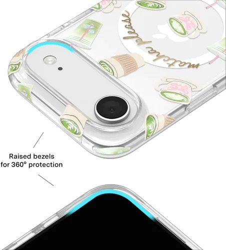 Vista 807 de VELVET CAVIAR Funda para iPhone 15, compatible con MagSafe, probada contra caídas de 10 pies, fundas protectoras de diseño, leopardo color rosa
