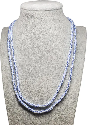 Vista 15 de Collar Eleke Santeria Largo Unisex Collar Ifa Religión Africana