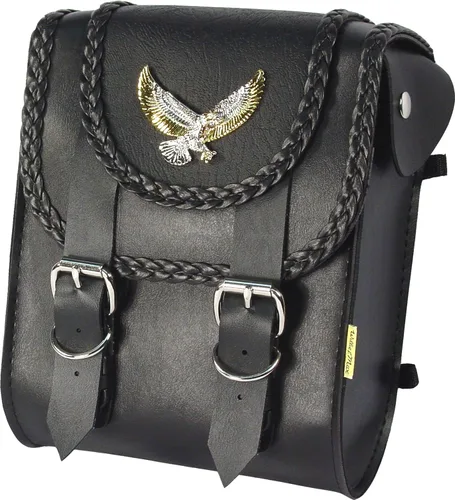 Vista 11 de Willie & Max - Bolsa de motocicleta, Serie Clásicos Americanos, Negro