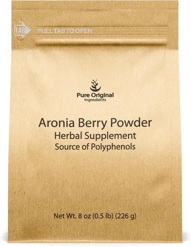 Vista 7 de PURE ORIGINAL INGREDIENTS Aronia Berry Powder (4 oz) Extracto de suplemento de frutas, siempre puro, sin aditivos ni rellenos