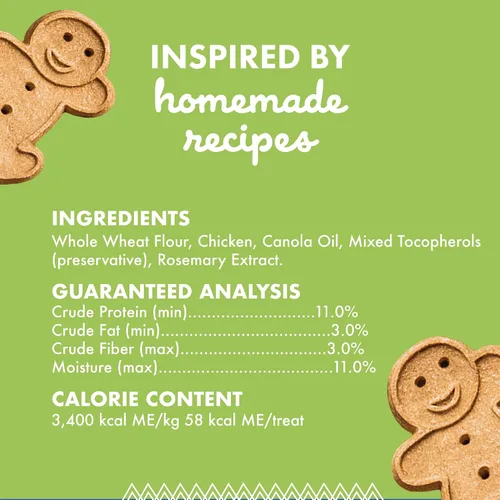 Vista 3 de Buddy Biscuits - Caja de 16 onzas de golosinas crujientes para perros de grano entero hechas con pollo tostado natural