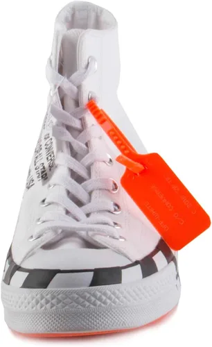 Vista 3 de Converse Mens Chuck 70 Blanco Blanco Hola BlancoConoNegro Lona