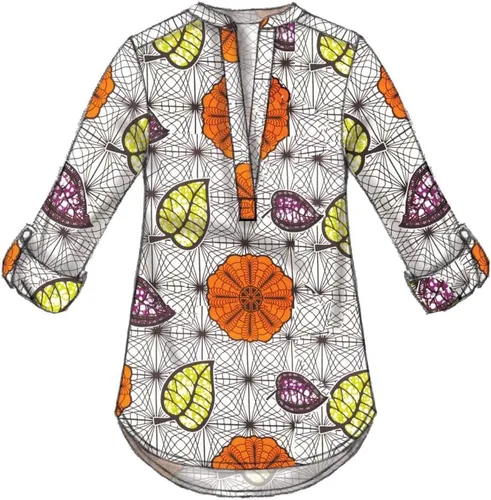 Vista 5 de McCall's Patterns M7360 - Camisetas Henley para mujer, talla A5 (6-8-10-12-14)