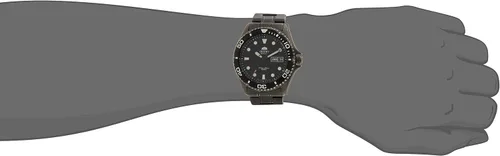 Vista 2 de Orient Reloj de acero inoxidable japonés automático cuerda manual de 656.2ft estilo buzo