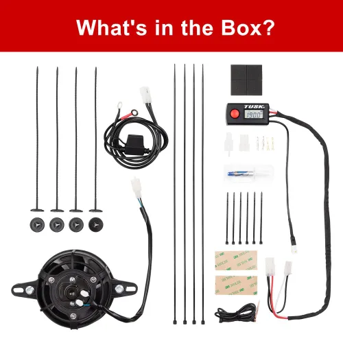Vista 7 de Kit de ventilador de radiador digital Tusk Universal