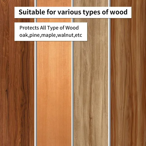 Vista 5 de Aceite Tung puro 100% natural de 16 onzas para acabado de madera, seguro de grado alimenticio, aceite tung impermeable para suelos de madera