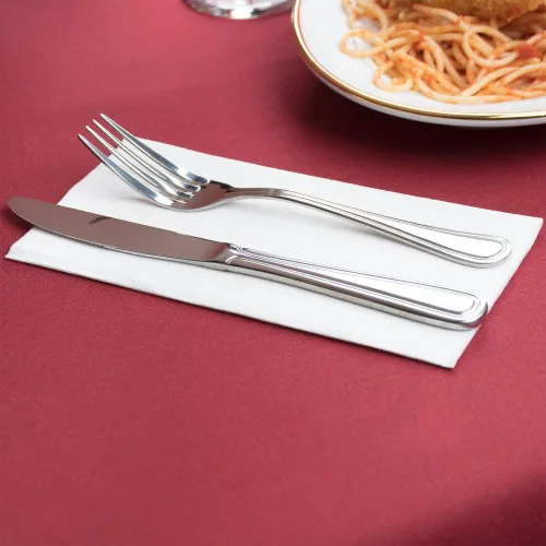 Vista 7 de Paquete de 100 servilletas BloominGoods de lino (17 x 17 pulgadas), papel desechable similar a una tela, toallas de invitados suaves y absorbentes
