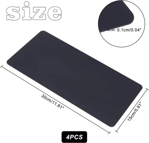 Vista 5 de PH PandaHall Moldeador de base de bolso, 4 piezas de 11.8 x 5.9 pulgadas rectangular de acrílico para bolso de mano, base moldeadora, inserción