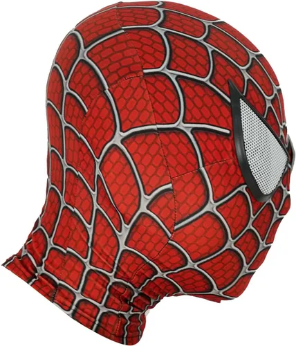 Vista 2 de Halloween Christmas Superhero Mask and Gloves Gift, Cosplay Costumes Mask for KidsAdult