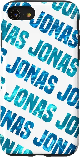 Vista 18 de Funda personalizada para iPhone 16 Jonas para teléfono, color azul y verde azulado