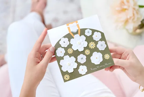 Vista 6 de Tarjeta de papiro para Baby Shower (Vida de felicidad)