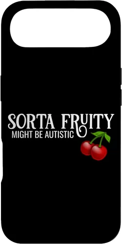 Vista 27 de Sorta Fruity Autistic Bisexual Queer Lesbian Autism Cherry Case for iPhone 16