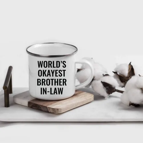 Vista 2 de Andaz Press Funny Family - Taza de café de acero inoxidable de 11 onzas, regalo de broma para el cuñado más bueno del mundo, paquete de 1
