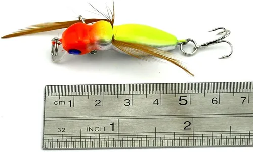 Vista 8 de 7PCS 1.8 in Señuelos Crickhopper Señuelo de pesca