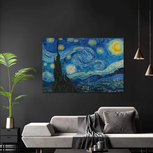 Vista 3 de Póster de la noche estrellada de Vincent van Gogh.