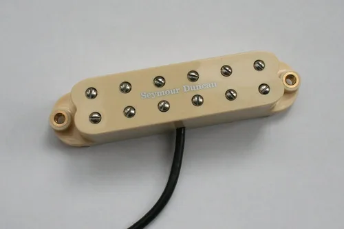 Vista 3 de Seymour Duncan SL59-1 Little 59 Humbucker Strat Pickup - Cuello Negro