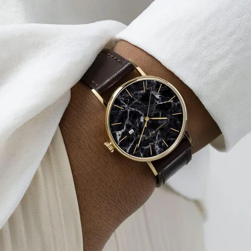 Vista 7 de Hannah Martin 1801 - Reloj mecánico de acero inoxidable para hombre