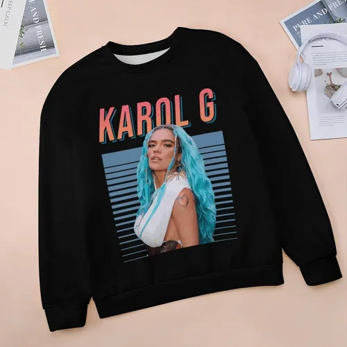 Vista 3 de PAPERBAGS Sweatshirt Womens Graphic Crewneck Long Sleeve Sweatshirts Casual Pullover Tops
