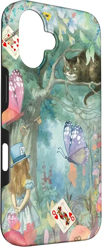 Vista 3 de iPhone 16 Wonderland - Funda de Alicia en el país de las maravillas