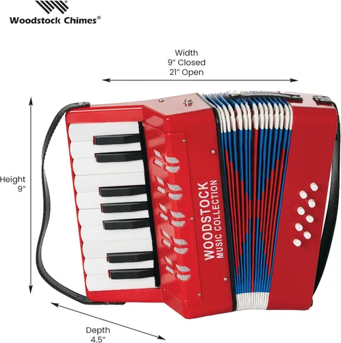 Vista 19 de Woodstock Acordeón para niños. Colección de música.