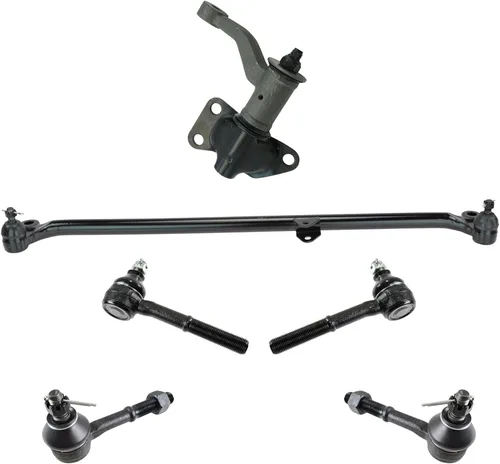 Vista 333 de TRQ Kit de dirección delantera con barra de acoplamiento de fuelle de piñón y cremallera compatible con Toyota Echo 2000-2005