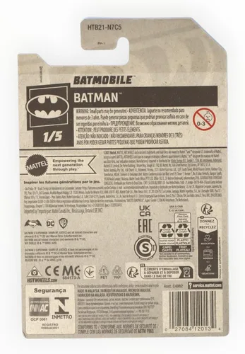 Vista 2 de Mattel Hot Wheels Batmobile, Batman 1/5 [Batman v Supman] 2/250