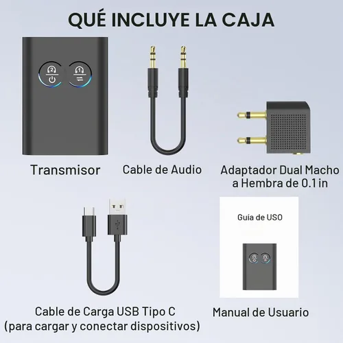 Vista 8 de Receptor transmisor Bluetooth para avión Adaptador Bluetooth para TV Car