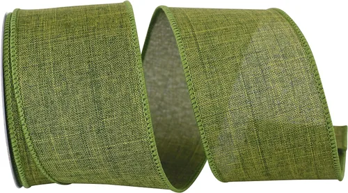 Vista 3 de Cinta Reliant Ribbon 92573W-031-09K para borde con alambre Everyday Linen Value, 1-1/2 pulgadas x 50 yardas, color negro