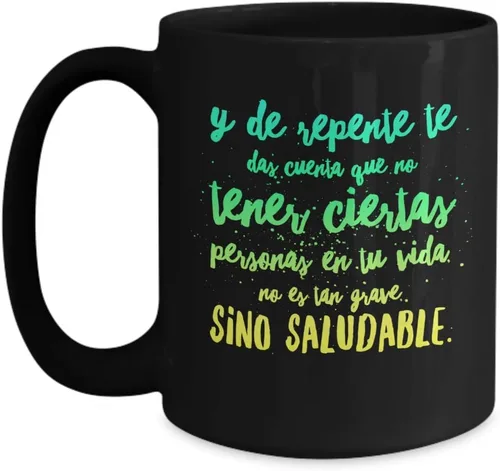 Vista 3 de Regalo para divorciados separados solteros, taza de café divertidas, tazas personalizadas, taza de café inspiradoras, taza con mensajes positivos.
