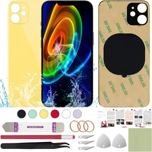 Vista 18 de Funda trasera de repuesto compatible con iPhone 8 de 4.7" + Herramientas profesionales (Gris espacial) Incluye herramientas profesionales, cinta