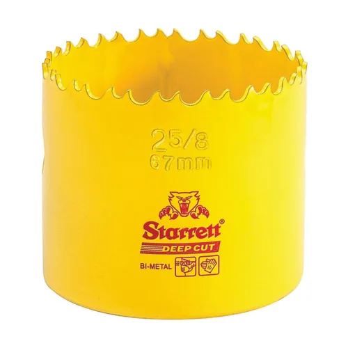 Vista 24 de Starrett LS - Corona perforadora HSS de corte profundo 1-7-8" (48mm) (DCH0178-G)