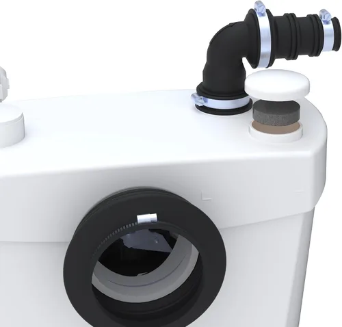 Vista 6 de SFA Top Silence Sanibroyeur 550W para drenaje de inodoro/lavabo