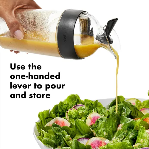 Vista 7 de OXO Good Grips - Molinillo de ensalada y aliño para ensaladas, transparente