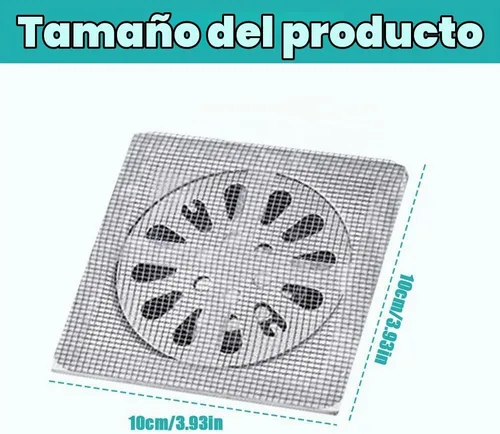 Vista 6 de Adhesivos desechables para drenaje de cabello, cubierta de drenaje de ducha 2026, calcomanías de filtro de drenaje de piso de baño, calcomanía