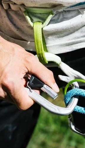 Vista 4 de EDELRID Mosquetón de bloqueo a prueba de balas HMS