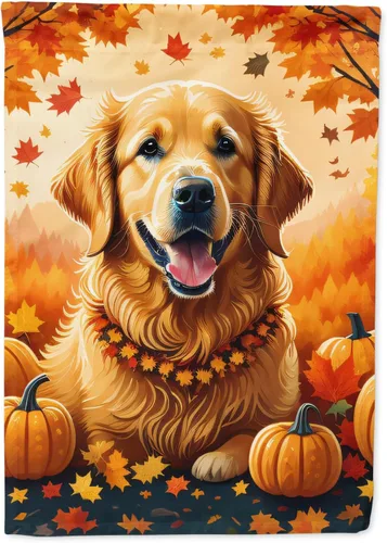 Vista 50 de Caroline's Treasures DAC1001GF Affenpinscher - Bandera decorativa para jardín de otoño, decoración para patio exterior, patio, parterres