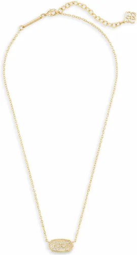 Vista 142 de Kendra Scott - Collar Elisa con dije para mujer, joyería de moda, chapado en oro de 14 quilates