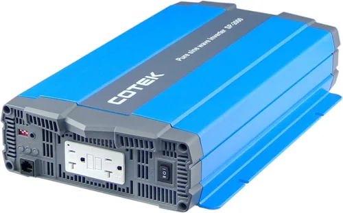 Vista 8 de Inversor de onda sinusoidal pura SP-2000 con GFCI dual 120VAC 12VDC 2000W (SP2000-112)