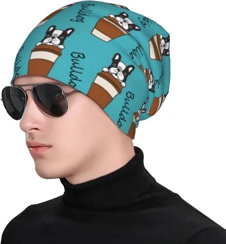 Vista 4 de zilobkfe Beanie Chemo Hat Adult Skull Cap Warm Slouchy Knitted Hats Neck Gaiter Headscarf Headwear Gift for Men Women