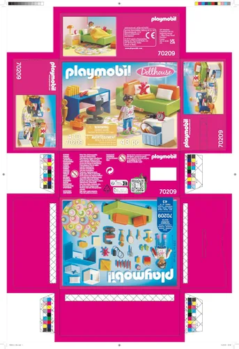 Vista 9 de Playmobil Paquete de muebles para la habitación del adolescente