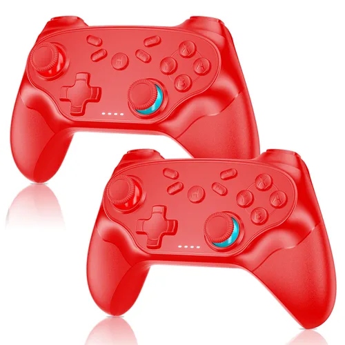 Vista 8 de Nonbliep 2 Pack Wireless Controller for Nintendo Switch 2/1 Lite/OLED and PC, with Bluetooth, Turbo, Gyro Axis, Dual Vibration, and Screenshot