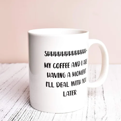 Vista 6 de Bosmarlin Taza grande y divertida de regalo para los amantes del café, taza de gran humor para trabajadores de oficina, 17.5 onzas, apta