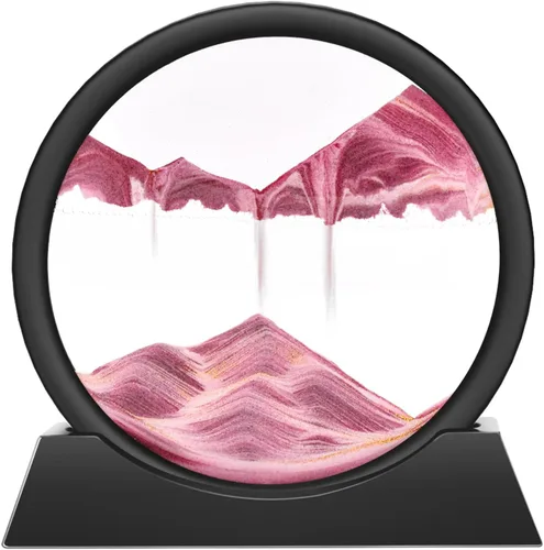 Vista 21 de Wai Danie Imagen artística de arena en movimiento 3D, reloj de arena de mar profundo, paisaje de arena líquida, marco de arena que fluye relajante