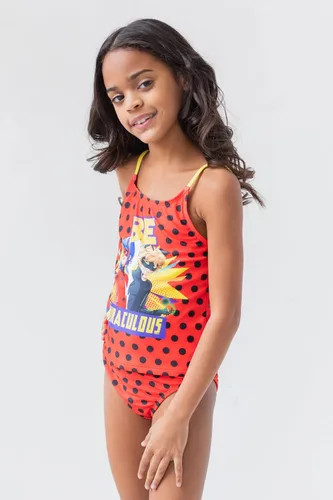 Vista 3 de Miraculous Cat Noir Ladybug - Traje de baño de 4 piezas